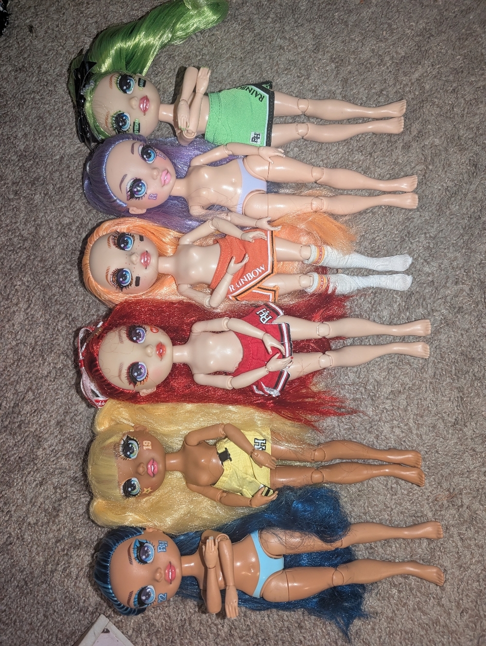 Rainbow High Cheerleader Set